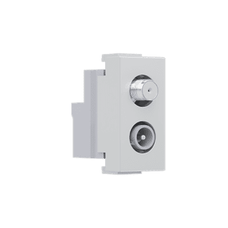 Modys Πριζα Τηλεορασησ Sat Τv-R Διελευσησ 1 Στ. Ιβουαρ Ip20