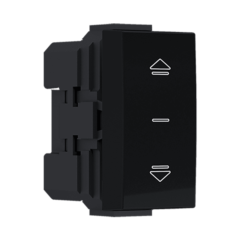 Modys Διακοπτησ Ρολλων Μαυροσ Ματ 1 Στ. 2P 10Ax 250Vac Ip20