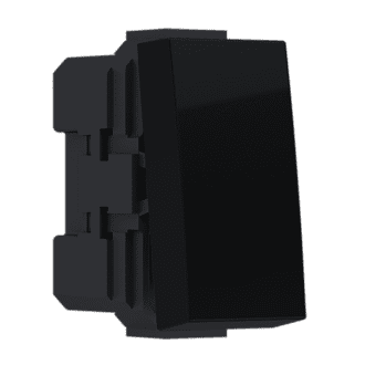 Modys Διακοπτησ Μεσαιοσ Αλερετουρ Μαυροσ Ματ  1 Στ. 1P 10Ax 250Vac Ip20