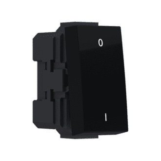 Modys Διακοπτησ Διπολικοσ (0-1) Μαυροσ Ματ  1 Στ. 2P 10Ax 250Vac Ip20