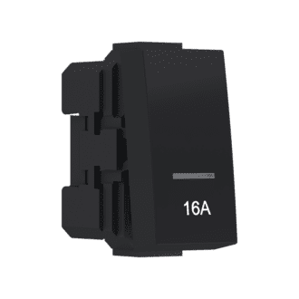 Modys Διακοπτησ Διπολικοσ (0-1) 16Α Με Ενδειξη Μαυροσ Ματ  1 Στ. 2P 16Ax 250Vac Ip20