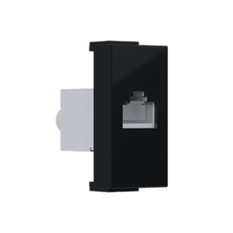 Modys Πριζα Τηλεφωνου Μαυρη Ματ 1 Στ. Rj11 Cat3 Ip20