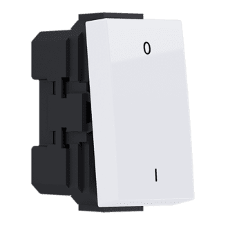 Modys Διακοπτησ Διπολικοσ (0-1) Λευκοσ 1 Στ. 2P 10Ax 250Vac Ip20