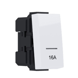 Modys Διακοπτησ Διπολικοσ (0-1) 16Α Με Ενδειξη Λευκοσ 1 Στ. 2P 16Ax 250Vac Ip20