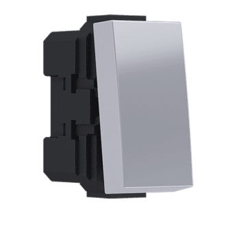 Modys Διακοπτησ Απλοσ Ασημι 1 Στ. 1P 10Ax 250Vac Ip20