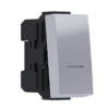 Modys Μπουτον Απλο Ασημι  1 Στ. 1P 10A 250Vac Ip20