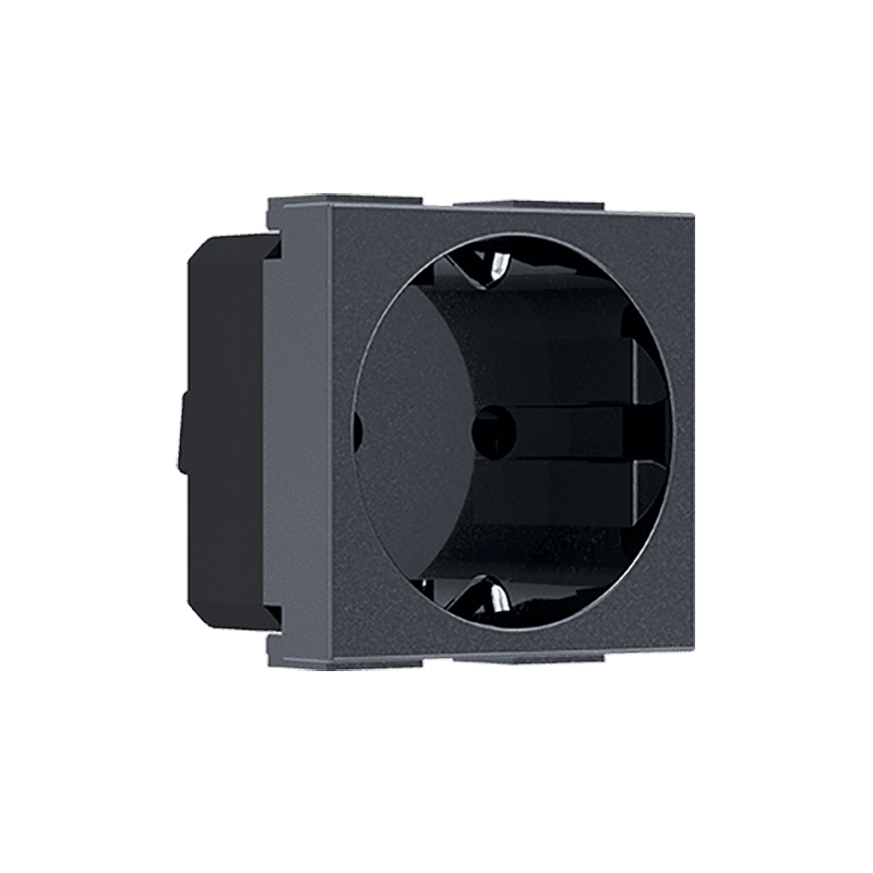 Modys Πριζα Σουκο Ανθρακι 2 Στ. 2P+E 16A 250Vac Ip20