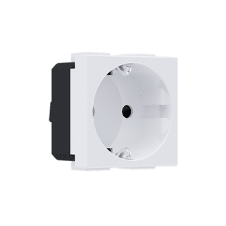 Modys Πριζα Σουκο Ασφαλειασ Λευκη 2 Στ. 2P+E 16A 250Vac Ip20