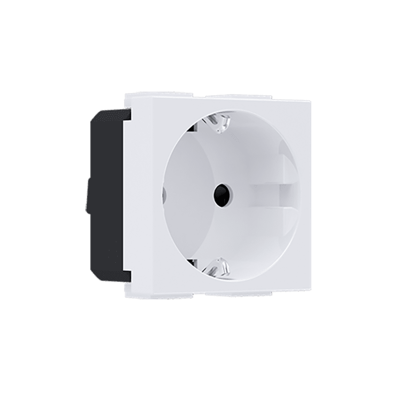 Modys Πριζα Σουκο Ασφαλειασ Λευκη 2 Στ. 2P+E 16A 250Vac Ip20