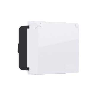 Modys Πριζα Σουκο Καπακι Λευκη 2 Στ. 2P+E 16A 250Vac Ip20