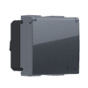 Modys Πριζα Σουκο Καπακι Ασφαλειασ Ανθρακι 2 Στ. 2P+E 16A 250Vac Ip20