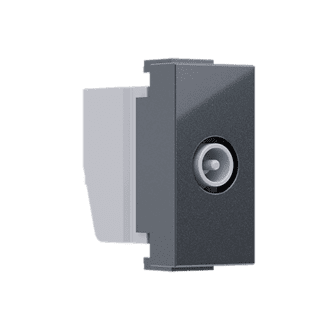 Modys Πριζα Τηλεορασησ Τv-R Τερματικη 1 Στ. Ανθρακι Ip20