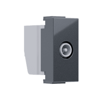 Modys Πριζα Τηλεορασησ Τv-R Διελευσησ 1 Στ. Ανθρακι Ip20