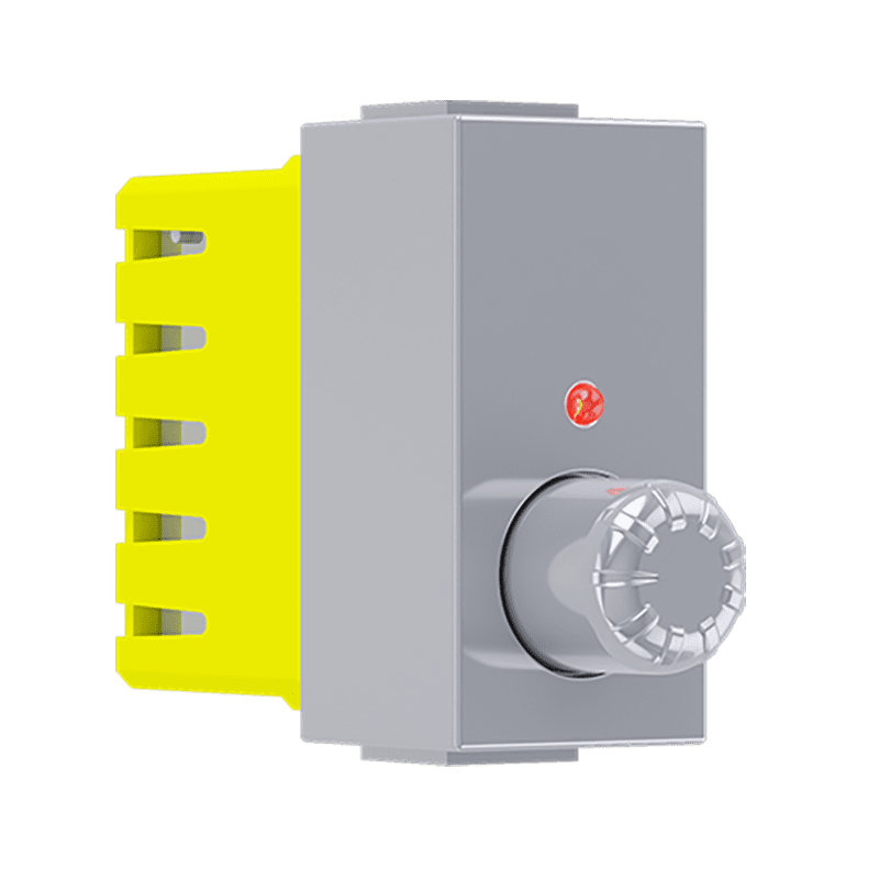 Modys Περιστροφικοσ Ροοστατησ Ασημι 1 Στ. 1P 40-300W 250Vac Ip20