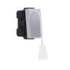 Modys Μπουτον Τραβηχτο Ασημι  1 Στ. 1P 10A 250Vac Ip20