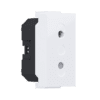 Modys Διπολικη Πριζα Ασφαλειασ Λευκη 1 Στ. 2P 10A 250Vac Ip20