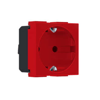 Modys Πριζα Σουκο Ups Ασφαλειασ Κοκκινη 2 Στ. 2P+E 16A 250Vac Ip20