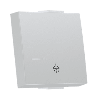 Modys Πληκτρο Με Ενδειξη & Συμβολο Λυχνια 2 Στ. Ιβουαρ