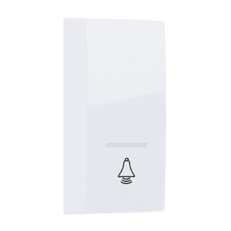 Modys Πληκτρο Με Ενδειξη & Συμβολο Κουδουνι 1 Στ. Λευκο