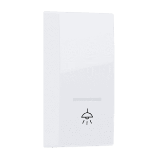 Modys Πληκτρο Με Ενδειξη & Συμβολο Λυχνια 1 Στ. Λευκο