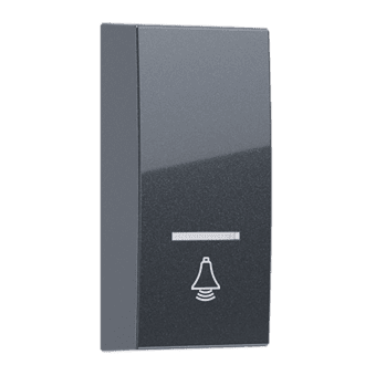 Modys Πληκτρο Με Ενδειξη & Συμβολο Κουδουνι 1 Στ. Ανθρακι