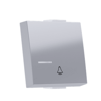 Modys Πληκτρο Με Ενδειξη & Συμβολο Κουδουνι 2 Στ. Ασημι