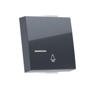 Modys Πληκτρο Με Ενδειξη & Συμβολο Κουδουνι 2 Στ. Ανθρακι