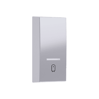 Modys Πληκτρο Με Ενδειξη & Συμβολο Θερμοσ. 1 Στ. Ασημι