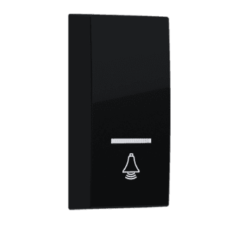 Modys Πληκτρο Με Ενδειξη & Συμβολο Κουδουνι 1 Στ. Μαυρο Ματ