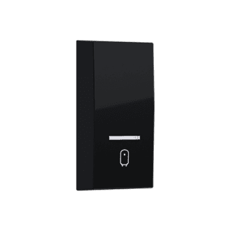 Modys Πληκτρο Με Ενδειξη & Συμβολο Θερμοσ. 1 Στ. Μαυρο Ματ