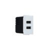 Modys Πριζα Τροφοδοσιασ Usb 1 Στ. 2Xusb A+C Λευκο 5Vdc 3A Ip20