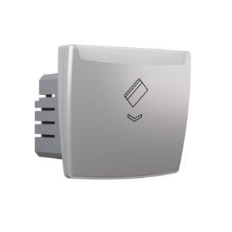 Modys Μηχανικοσ Καρτοδιακοπτησ 2 Στ. 220V 10Α Ip20 Ασημι