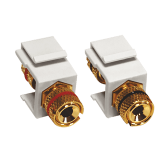 Modys Ανταπτορασ 2Xηχειων Ls 4Mm Λευκος