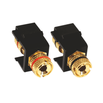 Modys Ανταπτορασ 2Xηχειων Ls 4Mm Μαυρος