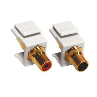 Modys Ανταπτορασ 2Xηχειων Rca Ks 1 Στ. Λευκος