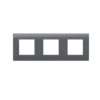 Modys Πλαισιο 3X2 Στ. Γκρι Σαγρε