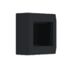 Κουτι Επιτοιχο 2Στ. Ip20 Μαυρο Ματ