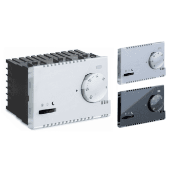 Modys Ηλεκτρ. Θερμοστ. Δαπεδου/Χωρου Λευκοσ-Ασημι-Ανθρακι 3 Στ. 1P 8(2)A 230Vac Ip30