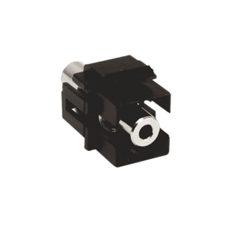 Modys Ανταπτορασ Ηχειων Stereo 3,5 Mm Ks 1 Στ. Μαυρος