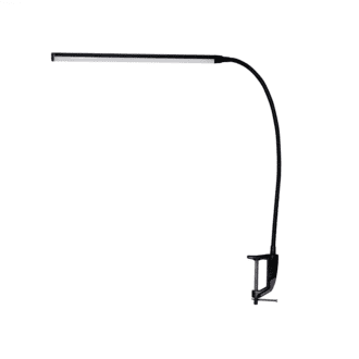 Led Γραφειου 5W 4000Κ Αφησ Μαυρο+Σπιραλ+Σφιγκτηρ 230Vη85,5Cm Delgado