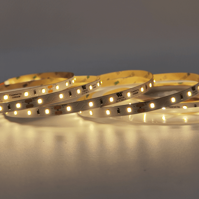Led Smd Strip 24V Dc 7.2W/M 3000K 800Lm/M Ip20 8Mm Cri80 Osram 2835 60Leds/M 3Sdcm 5M Reel 5Yrs - Image 2