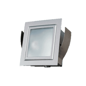 Απλικα Χωνευτη Με Γυαλι Τετραγωνη Καρφακι