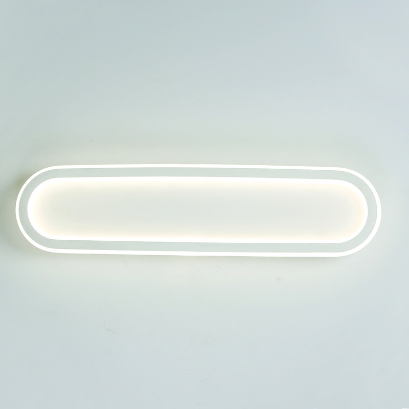 Οροφησ Φ/Σ Led 33W Dim Cct 3300Lm Solo Μεταλλικο Λευκο Ip20 57X14X6Cm - Image 2