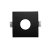 Σποτ Νο619 Τετραγωνο Στρογγυλο Μαυρο Αλουμινιου 88X88