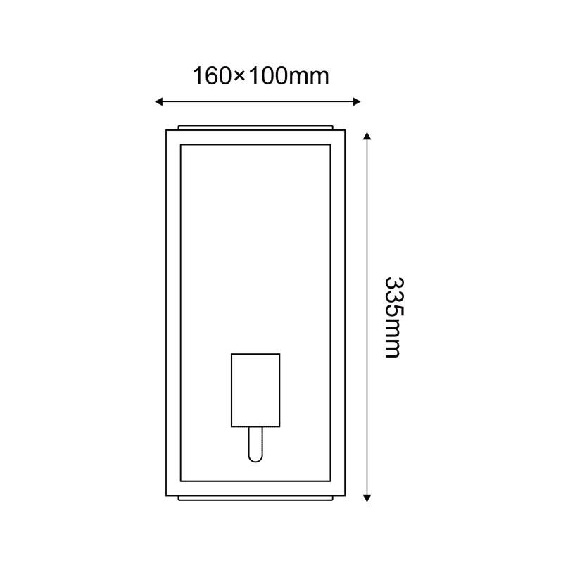 Γκρι Επιτοιχο Φωτιστικο Celia 1Xe27 Ip44 Με Διαφανο Γυαλι - Image 2