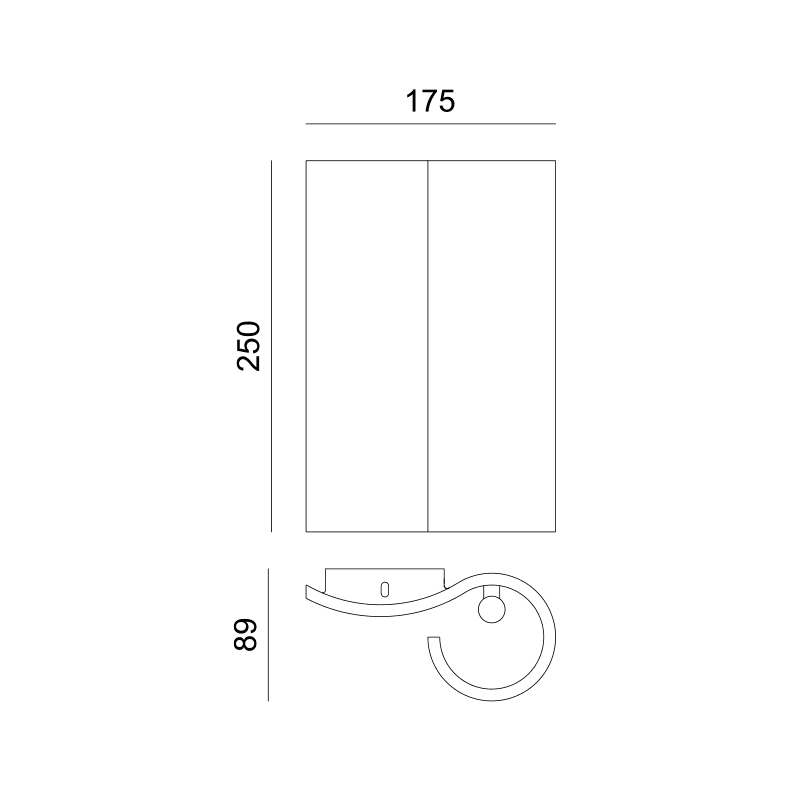 Γυψινο Επιτοιχο Φ/Σ 2Xg9 Boek 17,5X9,8X25Cm - Image 2