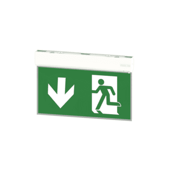 Φ/Σ Ασφαλειασ Led "Κατω Βελοσ" Συνεχουσ & Μη Ip20 2W/0.4W(Ep)3Hrs 40Lm 6000K 230Vac, Κουμπι Δοκιμης