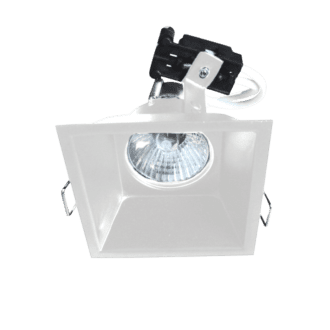 Σποτ Γυψοσαν Χωνευτο Λευκο Gu10 Τετραγ