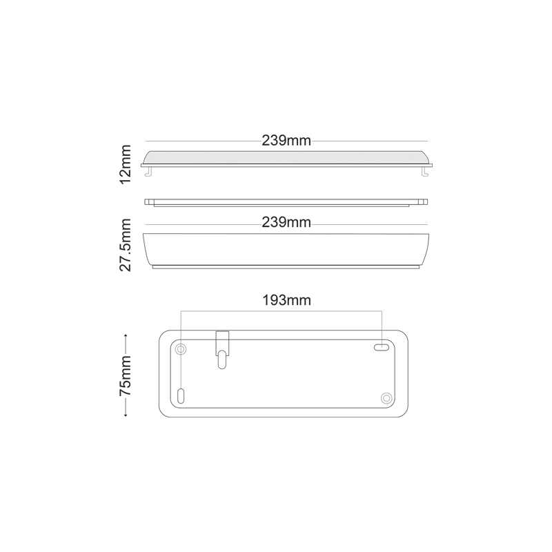 Φ/Σ Ασφαλειασ Led Επιτ. 2W Test Button 3Hrs 100Lm 6000K 230V - Image 2