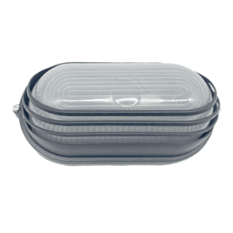 Χελωνα Οβαλ 21Cm Με Καλυμμα Γκρι  Ral7016M